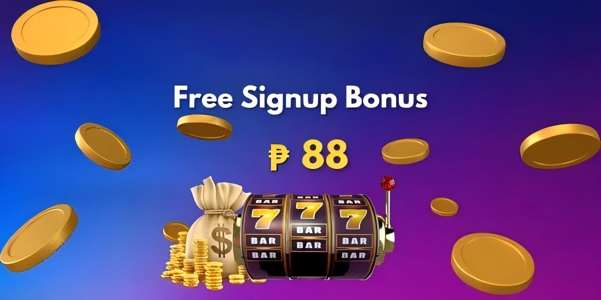 Promotion banner with coins and violet game lobby artwork
